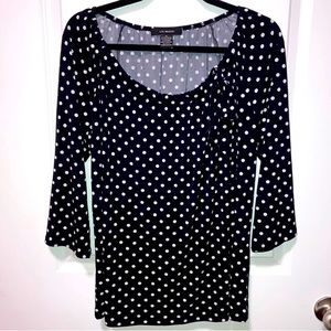 Liz McCoy Polka Dot Blouse